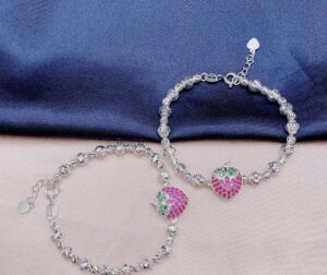 Nhẫn Vàng Trắng 10K Tinh Hoa Ánh Kim